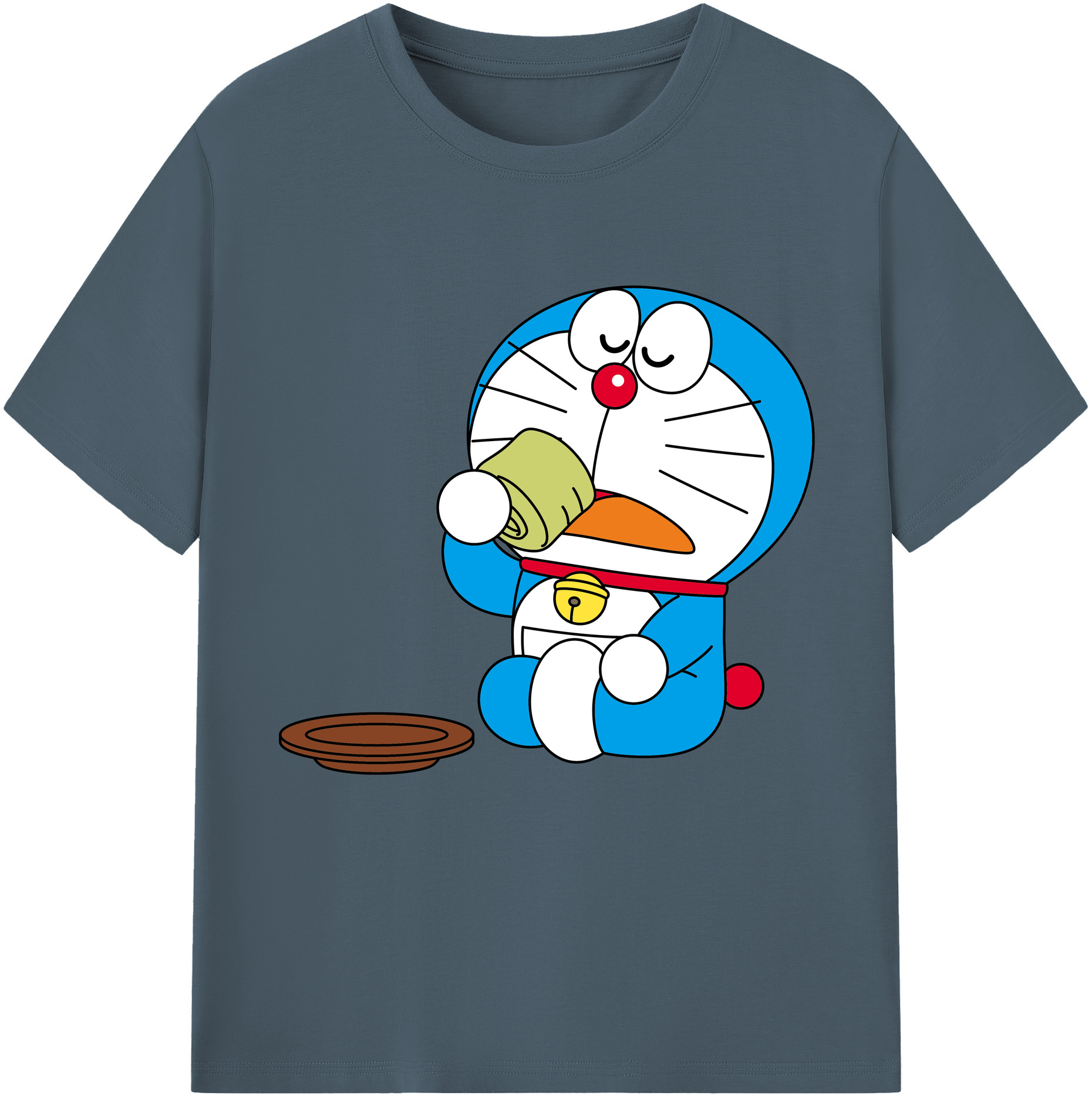 （画像用） ドラえもん Doraemon 綿100％半袖Tシャツ（フロントプリント）